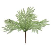Feuilles de fougère artificielles douces, tiges de verdure artificielle blanches, 32 cm, herbe corail, feuille de bois de cerf, accessoires pour bouquets floraux, Helecho