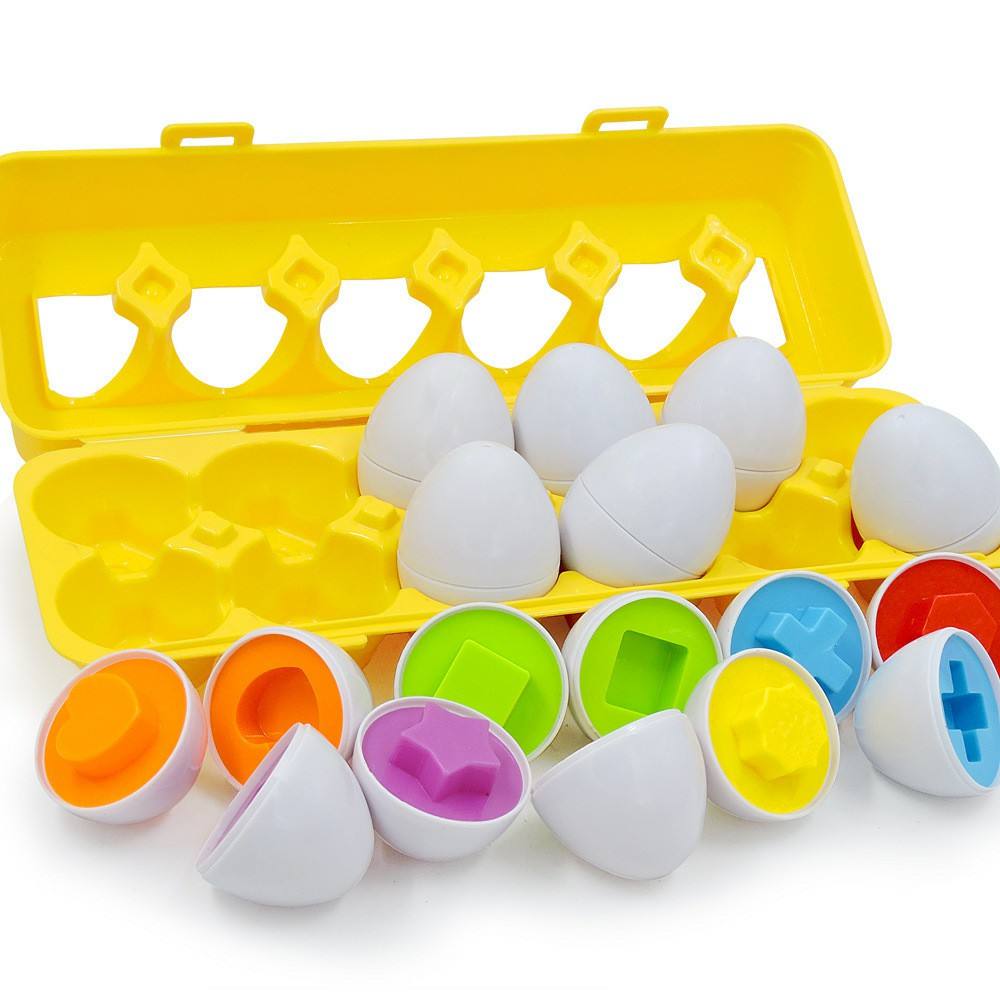 12pcs eggs(shapes)-Random outer packaging