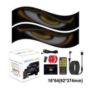 App thông minh linh hoạt LED hiển thị bảng điều chỉnh Devil Eyes Đăng Board ma trận cho xe ô tô và xe tải dễ dàng cài đặt - Product Image 5