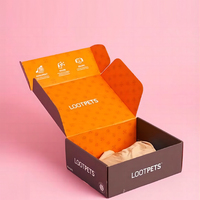 Carton ondulé imprimé tendance pour soins de la peau/beauté/cosmétiques, emballage en Carton, boîtes de papier de couleur, emballage avec Logo
