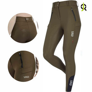 กางเกงขี่ม้าซิลิโคนกันลมกันน้ำคุณภาพสูงแบบสั่งทำพิเศษเอวสูงมีซิป - Product Image 1