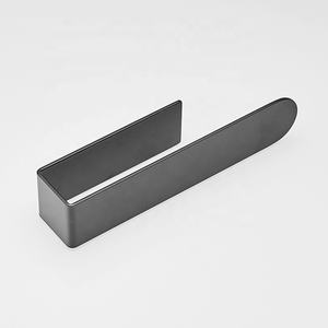 Nero bagno/armadio da cucina in acciaio inox senza perforazione carta igienica porta asciugamani adesivo adesivo - Product Image 4