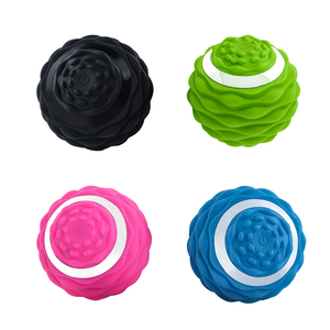 Benutzer definierte Peanut-Style Double Vib rating Lacrosse <span class=keywords><strong>Massage</strong></span> ball für Körper Fuß <span class=keywords><strong>Hand</strong></span> zurück Myo fascial Release - Product Image 2