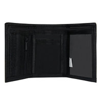Dompet Lipat Tiga Poliester Logo Game Kustom, Kantong Uang dengan Ritsleting, Penutup Velcro, Tempat Kartu Aman dan Portabel