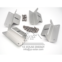 Support de panneau solaire en forme de Z en aluminium CE Style Z Supports de montage solaires pour montage sur camping-car/caravane/marine.