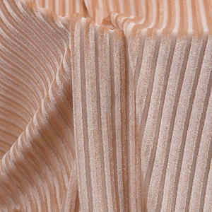 Personalización suave al tacto terciopelo costilla tela cepillada punto teñido costilla raya tela de terciopelo para pantalones - Product Image 2