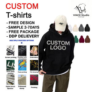 เสื้อฮู้ดดี้คุณภาพสูง นุ่มสบาย สีขาวหลากสี ผลิตอย่างดี ขายส่ง เสื้อฮู้ดดี้ผ้าฟลีซระบายอากาศได้ดี สำหรับผู้ชาย - Product Image 1