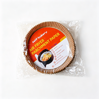 Papier brun carré anti-graisse, sans fluor, double antiadhésif, résistant à la chaleur, sans danger pour les aliments, biodégradable, 100 pièces, 9 pouces, 1,77 pouce
