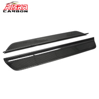 AISKA Couvre-seuils de porte avant en carbone sec, légers, style sport, adhésifs, accessoires intérieurs pour Tesla Model Y Juniper 2025+