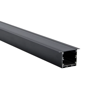 Feu de profil encastré à LED <span class=keywords><strong>en</strong></span> alliage d'<span class=keywords><strong>aluminium</strong></span> personnalisé Indice IP64 Profil <span class=keywords><strong>en</strong></span> <span class=keywords><strong>T</strong></span> Couleurs <span class=keywords><strong>blanc</strong></span>/noir Montage <span class=keywords><strong>en</strong></span> surface Longueur personnalisable - Product Image 2