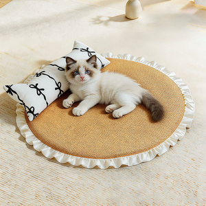 Cama de Verano para Gatos con Almohada, Sofá Refrigerante para Mascotas, Tapete de Hielo para Gatos y Perros, Artículos para Mascotas - Product Image 4