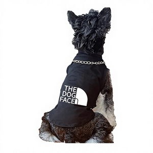Colete de Verão Fino de Alta Qualidade para Cães com Estampa de Rosto, Roupa de Lazer para Bulldog Francês, Pug, Teddy, Cães Grandes e Pequenos, Roupas para Animais de Estimação - Product Image 1