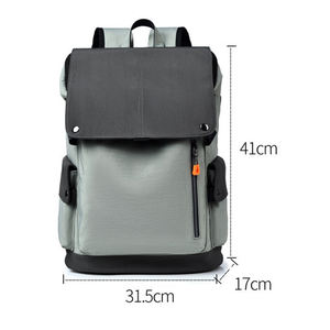 Mochila de Viaje para Portátil de Alta Calidad para Hombre, Personalizada, para la Universidad o la Escuela, con Cremallera, Poliéster, Marco Interno, Estilo Moderno - Venta al por Mayor - Product Image 2