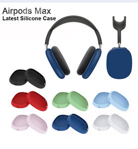 Venta caliente funda protectora <span class=keywords><strong>de</strong></span> silicona duradera para Apple <span class=keywords><strong>Airpods</strong></span> Max auriculares oreja tazas cubierta - Product Image 6