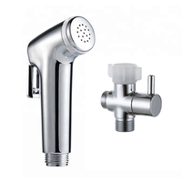 Douchette WC murale moderne en plastique ABS haute pression avec adaptateur en T – Garantie 1 an