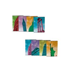 PIGNA - QUAD. MAXI OPEN WINDOWS 50 FEUILS A4 RIGHE 4a 5a elem. ASS. - Product Image 1