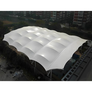 Abri de pluie de pare-soleil de structure de membrane en acier moderne pour le repos de support de rivage de <span class=keywords><strong>toit</strong></span> d'entrepôt de lac de pêche de parc aquatique de piscine - Product Image 3