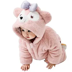 赤ちゃん漫画2020ぬいぐるみ冬暖かい赤ちゃんジャンプスーツファッションかわいいロンパース幼児キッズボーイズガールズぬいぐるみソフト寝袋