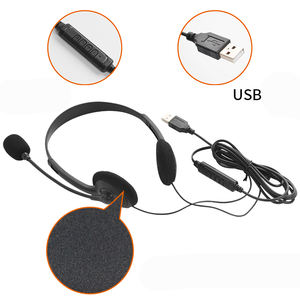 Casque de jeu filaire USB <span class=keywords><strong>en</strong></span> stock et <span class=keywords><strong>écouteur</strong></span>s <span class=keywords><strong>avec</strong></span> <span class=keywords><strong>micro</strong></span>, <span class=keywords><strong>écouteur</strong></span>s supra-auriculaires et accessoires pour PC, téléphone, tablette, ordinateur portable - Product Image 5
