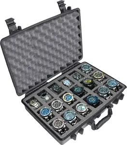 EPC014-1 425 * 325 * 130mm Plastic Hard Shell Durable Waterproof Watch Display Case With Inserts