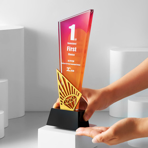 Crystal <b>Trophies</b> Star Diamond 2026 Laser <b>Engraved</b> Digital Printing Conference Awards Supplies - Product Image 5