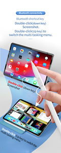 Stylet capacitif actif original OEM ODM personnalisé 027A à double clic, multitâche, <span class=keywords><strong>capture</strong></span> d'<span class=keywords><strong>écran</strong></span>, pour iPad Pro en aluminium 14 - Product Image 3