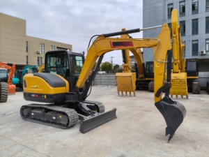 Mini-excavatrice neuve de 6 tonnes, modèle 60g, marque de premier plan en Chine. Nouvelles mini-pelles de 60g fabriquées en Chine. - Product Image 2