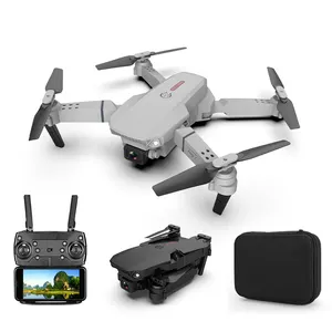 Ucuz Drone sıcak satış hediye uzun uçuş süresi E88 E99 Wifi Rc Fpv 50 kez Zoom ile fiyat Mini Dron özçekim oyuncaklar Drone kamera