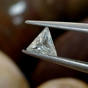 Moissanite synthétique de couleur blanche DE, taille triangle, créée en laboratoire, pierre non montée pour la fabrication de bijoux - Product Image 5