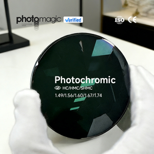 Lentilles optiques photochromiques de haute qualité 1.56 de la fabrique de Danyang de Photomagic Manufacturers, prix bas, lentilles de lunettes - Product Image 1
