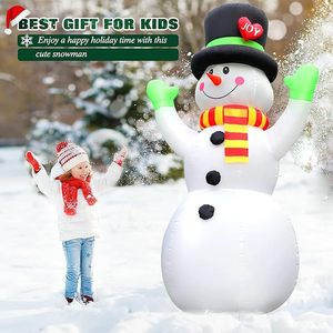 7FT 크리스마스 Inflatables 거대한 눈사람 야외 장식, 정원 광고 풍선 물을위한 눈사람 마당 장식을 날려 - Product Image 2