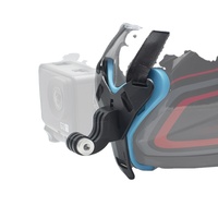 Stoßfeste 360-Grad-Drehung ABS-Material Stabile Kamerahalterung Kompatibel für Action-Kameras CE FCC Zertifiziert Helm