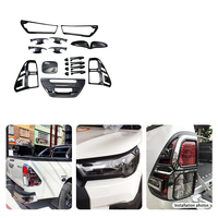 KQD Brand - Vente en gros - Accessoires automobiles - Amélioration extérieure - Kit carrosserie complet noir pour Toyota Hilux Revo 2016 et plus