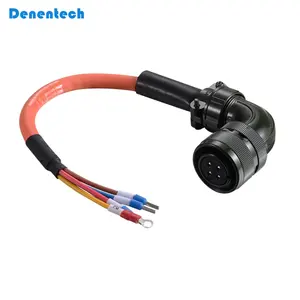 Denentech Industrial Servo Motor Cable Power Control Insulation Cable with PVC Rubber Insulation Shielding