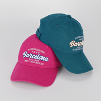 Gorra de Béisbol de 6 Paneles con Letras Bordadas Personalizadas al por Mayor, Gorra de Estilo Universitario Vintage Ajustable Unisex para Hombre y Mujer