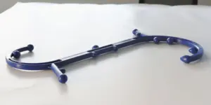 プラスチック製のS字型ハンドヘルド手動トリガーポイントマッスルリリーフマッサージツールケーンスティック
