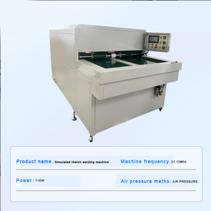 Machine de soudage par fusion parapluie de chaume simulé pour jardin paysage chaumière herbe thermofusible machine de soudage - Product Image 3