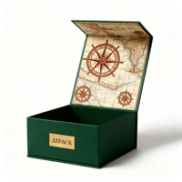 Boîtes en papier en gros d'usine, impression personnalisée, boîtes en carton de luxe faites à la main, boîtes noires vides, boîtes cadeaux à fermeture magnétique