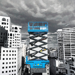 Plataforma Elevadora de Tijera Portátil, Elevador Hidráulico Móvil, Plataforma de Elevación Aérea de 6m, 8m, 10m, 12m - Product Image 4