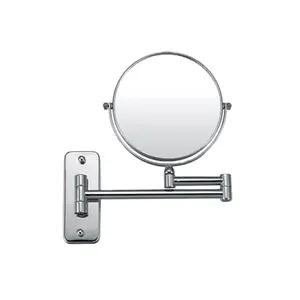 Everforte banheiro dobrável ST-V260D, montagem na parede, 6 ou 8 polegadas, espelho de maquiagem