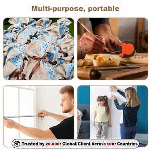 Promotional Portable Mini Steel Tape Measure 1M Keychain Measuring Tape Keychains with Custom logo PRT Rubber <b>Wrapped</b> Gift - Product Image 5