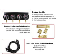 Synchroniseur de carburateur et Kit d'outils de réglage, ensemble de jauge à vide Gs Kz 550 650 750
