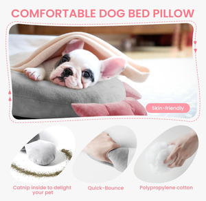Oreiller apaisant pour animaux de compagnie - Oreiller de cou en coton PP doux et respirant pour petits animaux Lavable Aide au sommeil Réduit l'anxiété - Product Image 5