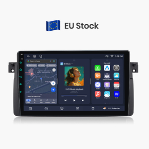 Radio para coche Junsun de 9 pulgadas y 1280*720 con sistema Android y navegación GPS para BMW E46 M3 318/320/325/330/335 1998-2006 - Product Image 1
