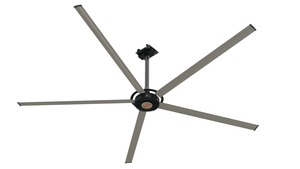 Ventiladores HVLS de Alta Velocidad y Bajo Volumen con Motor AC y Construcción Metálica (de 8 a 27 pies) para Uso Comercial e Industrial - Product Image 2