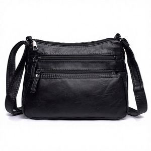 Nuevo Bolso de Mano de Gran Capacidad con Diseño de Lichi, Estilo Europeo y Americano, con Borlas, Juego de Cuatro Piezas, Bolso de Hombro Vintage de Color Sólido para Mujer - Product Image 2