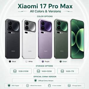 Xiaomi 17 Pro Max Originale Smartphone 5G con Schermo Posteriore ad Alta <span class=keywords><strong>Definizione</strong></span> da 6,9 Pollici + 2,9 Pollici, Snapdragon 8 Elite Gen 5M, Fotocamera Avanzata - Product Image 2