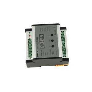 Unidad de Control Decodificadora DMX de 4 Canales, 12V/24V, Equipo de Iluminación para Escenarios con Guía de Riel DIN, Modelo DMX701 - Product Image 2