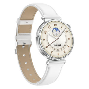 Femmes Gx200 vente en gros sport rond Smartwatch double BT sport Push fonction de téléphone Design élégant IP67 bracelet en cuir étanche - Product Image 2