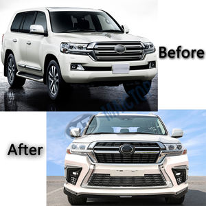 MAICTOP accessoires de voiture lifting pare-chocs avant gril kit de carrosserie pour land cruiser <span class=keywords><strong>lc</strong></span> série <span class=keywords><strong>200</strong></span> lc200 fj200 2016-<span class=keywords><strong>2021</strong></span> - Product Image 2